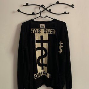 Jesus Saves Cardigan (UNIF)